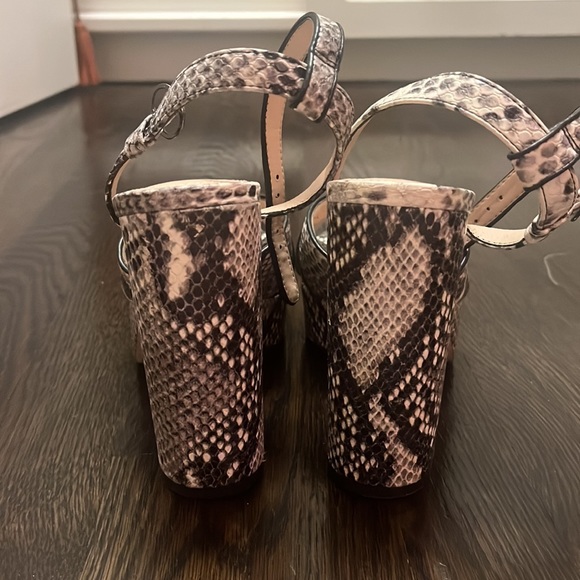 MANGO snakeskin platform heels - Picture 3 of 7